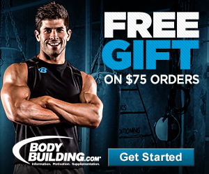 Bodybuilding.com - Free Gift On 75$ Orders!
