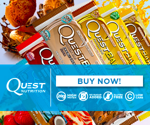 Try Quest Protein Bars!